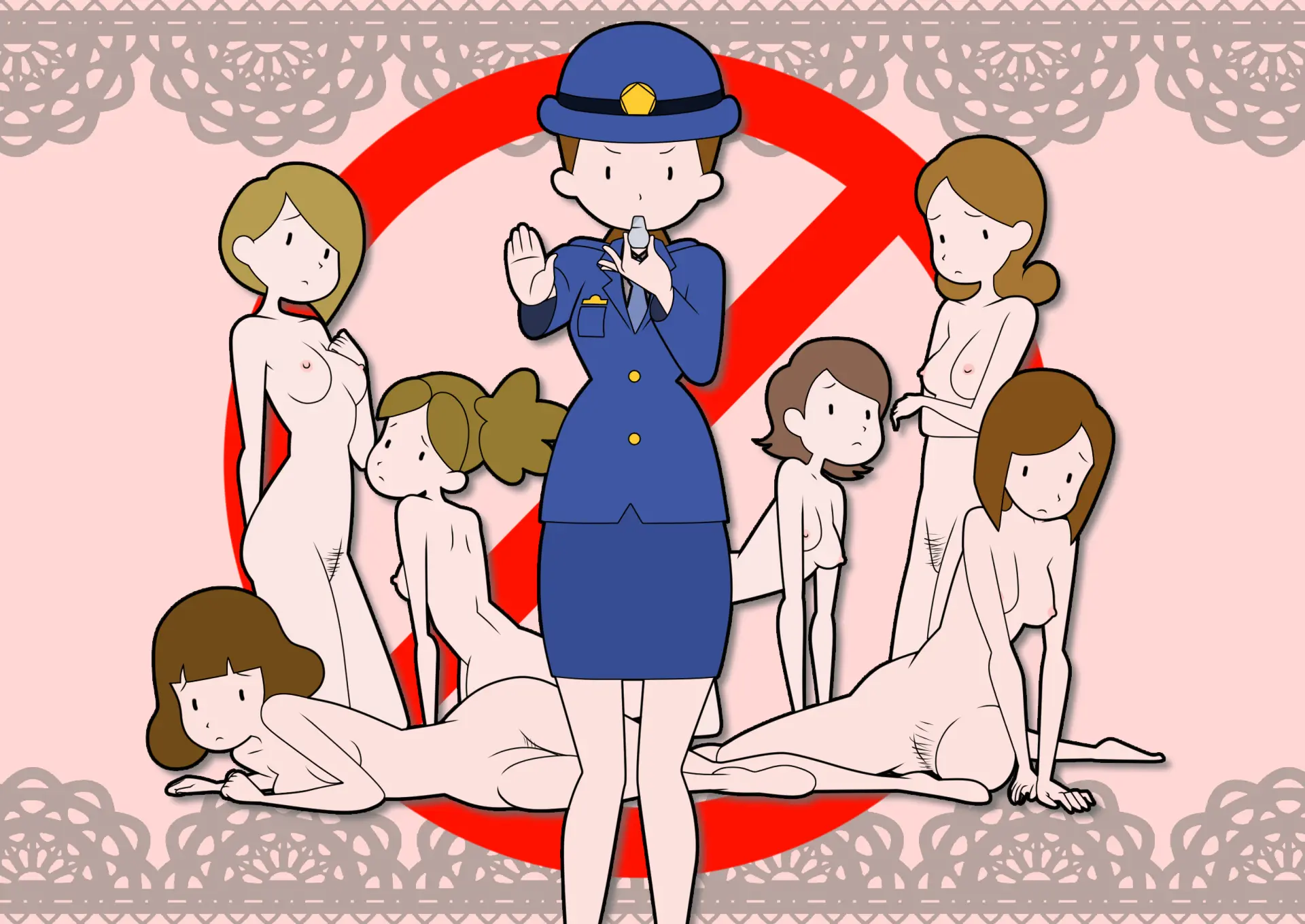 Bouhan Pamphlet-Fuu CG Shuu | 방범 팸플랫 풍 CG집